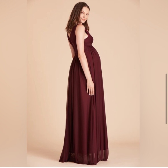 NWT Birdy Grey Dress LIANNA DRESS MESH Cabernet Size XS Wedding Gown Bridesmaids - Picture 2 of 6